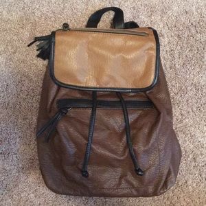 Vintage Inspired Vegan Leather Backpack